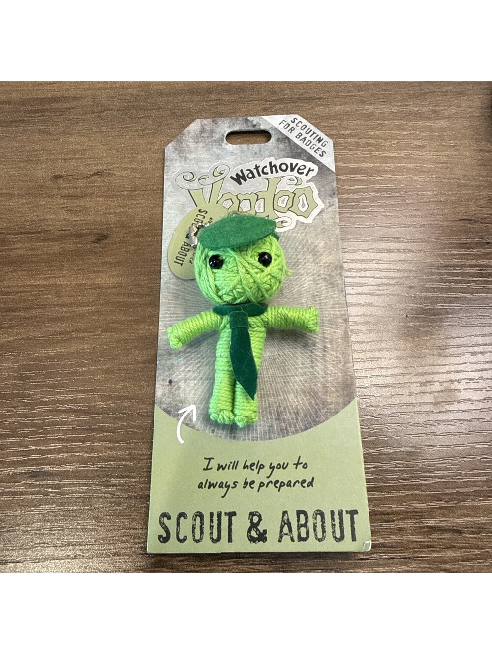 Voodoo Watch over Doll Keychain “Scout And About”